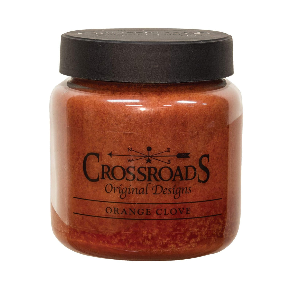 CROSSROADS ORIGINAL DESIGNS Candle, 16 ounce, Orange