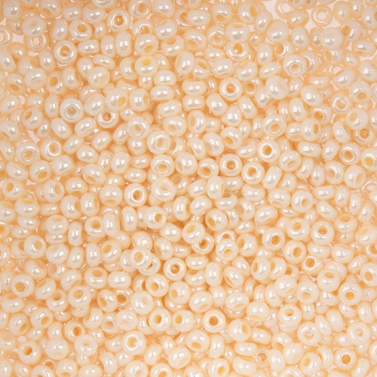 John Bead Craft Bead, 8/0 (3mm), Eggshell