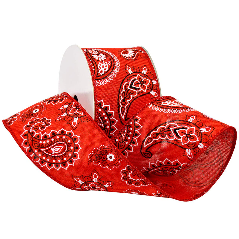 Morex Ribbon Texas Two Step Ribbon, Red