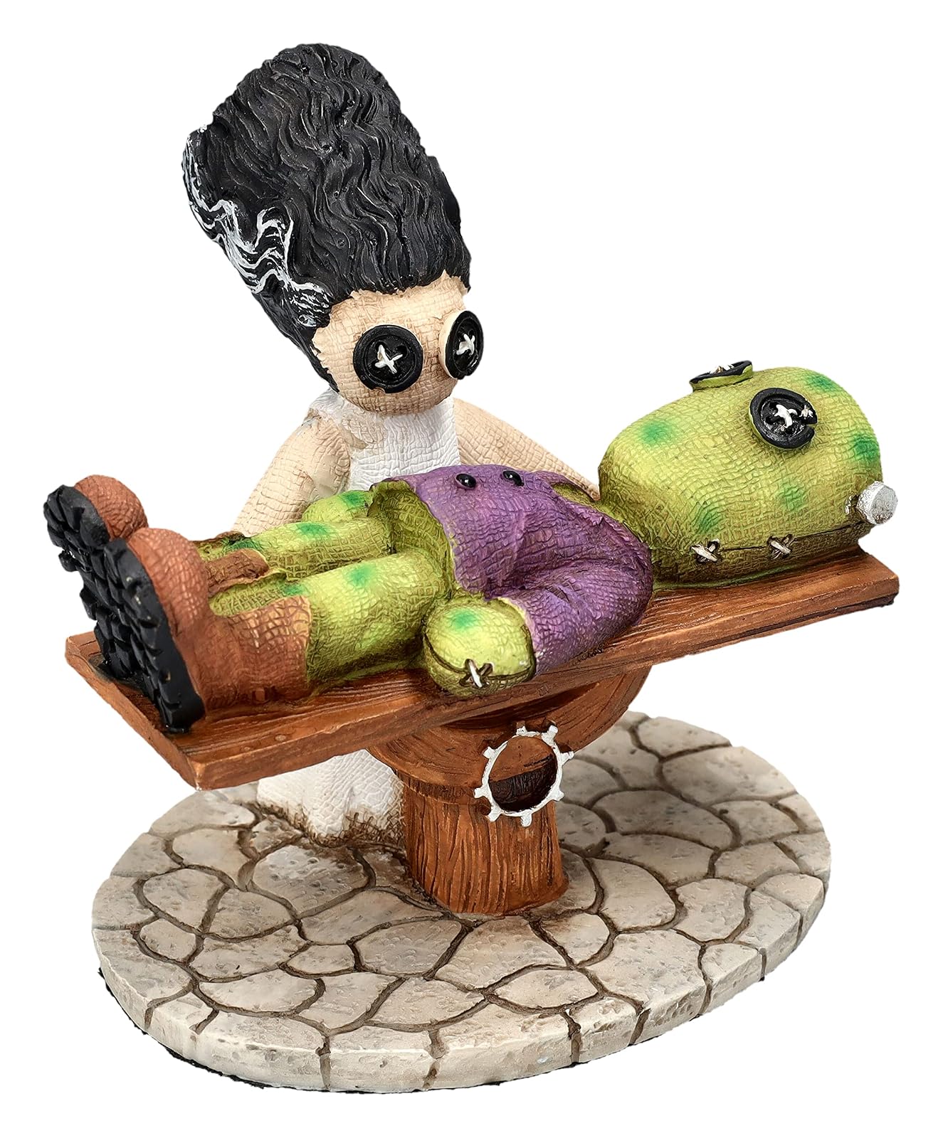 Pacific Trading Giftware Pinhead Monsters Giving Life Frankenstein & Bride Collectible Statue Figurine