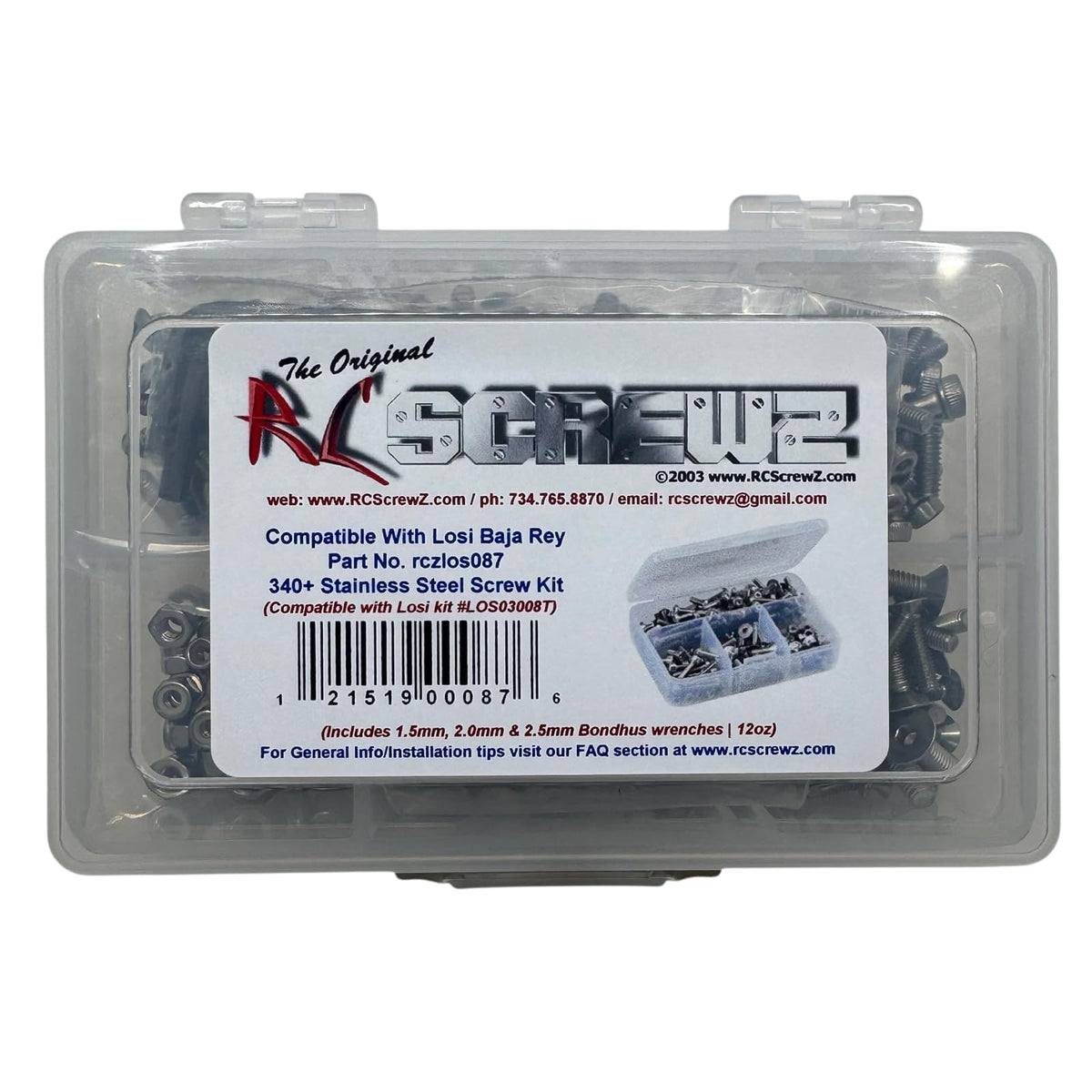 RC Screwz Toys And Games, Small, Silver