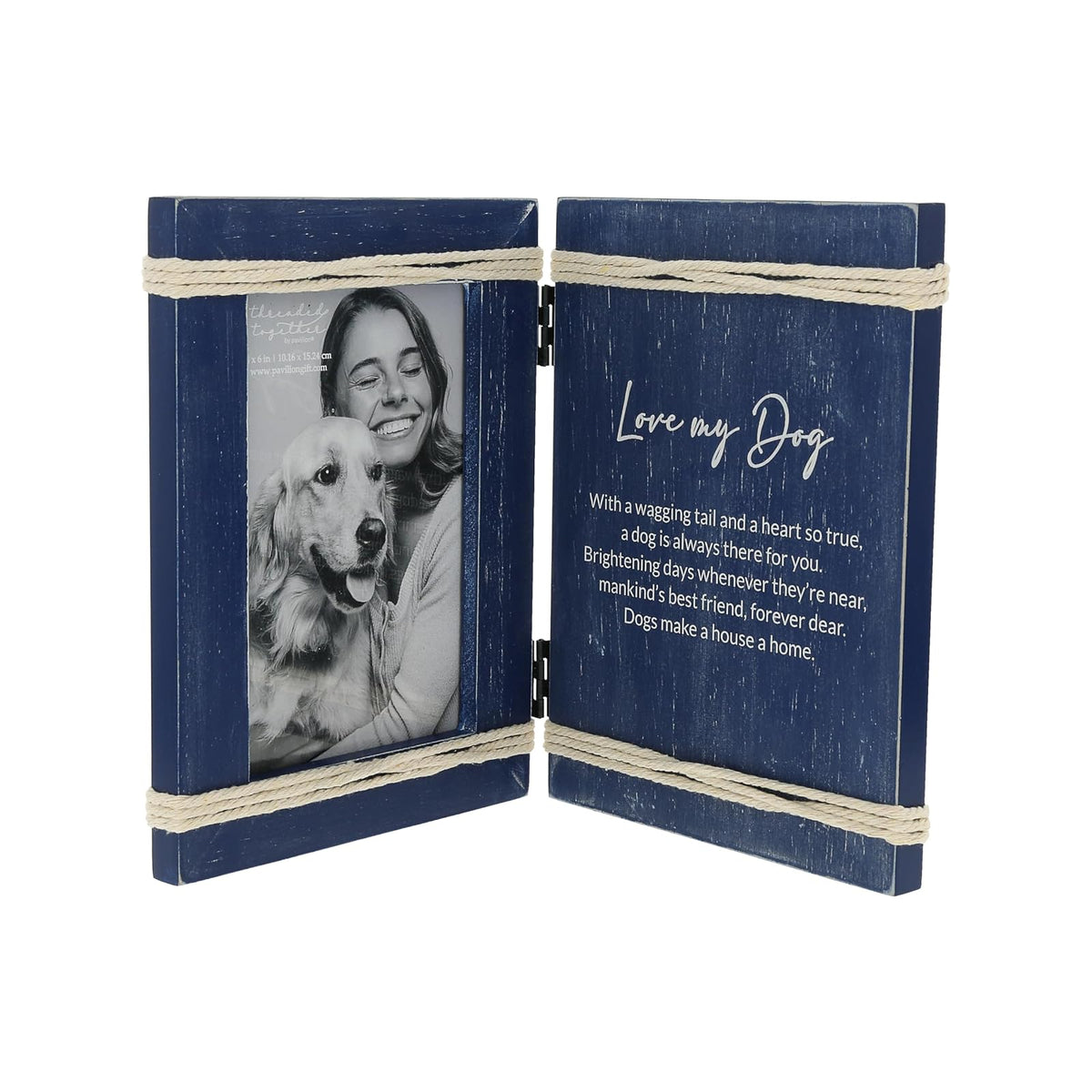Pavilion Gift Company Picture Frame, 5.5" x 7.5", Gray