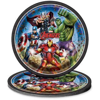 Unique Dishware Plate, 9", Multicolor 8 Pcs