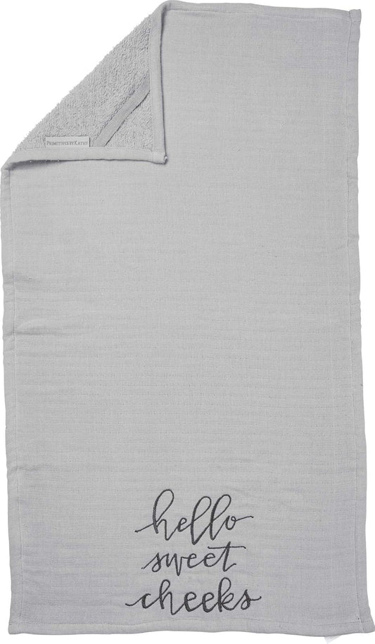 Primitives by Kathy Hand Towel - Hello Sweet Cheeks (16" x 28")