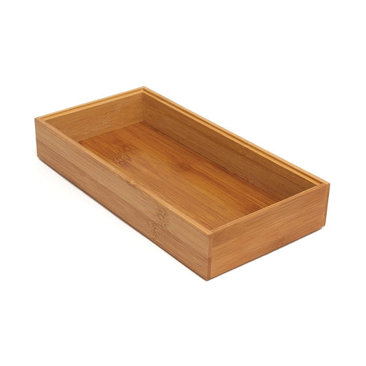 Lipper International 8185S Bamboo 6-by-12-Inch Stackable Organization Box