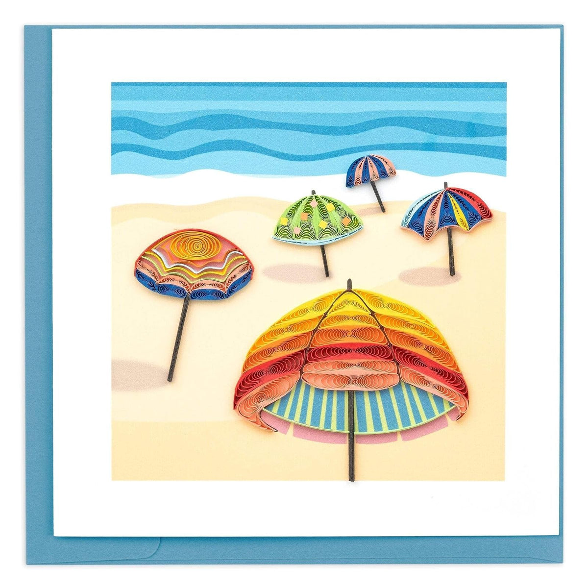 Quilling Card Greeting Card, 6 in. x 6 in., Multi