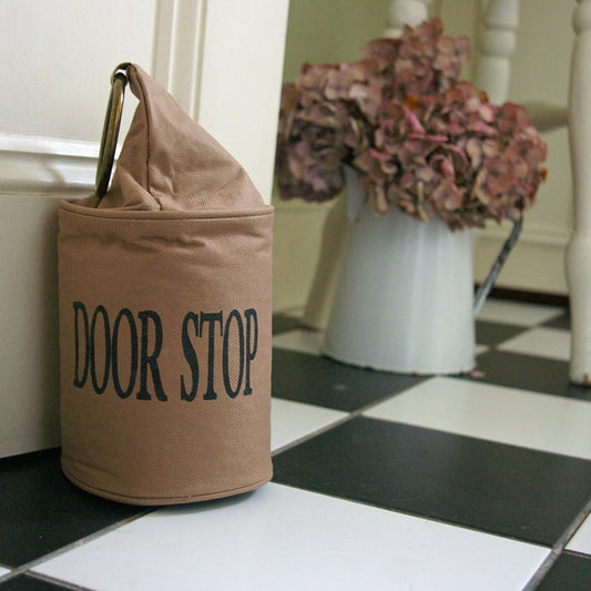 Esschert Design USA LH118 Fabric Doorstop with Ring
