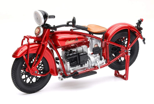 New Ray Toys 1930 Indian 4 Red 1/12 Diecast Motorcycle Model 58223