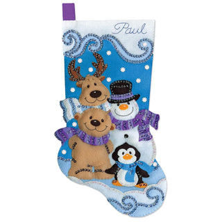 Design Works Crafts Art Craft Kit, 1, Winter Friends