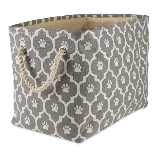 Bone Dry Basket, Medium Rectangle, Gray