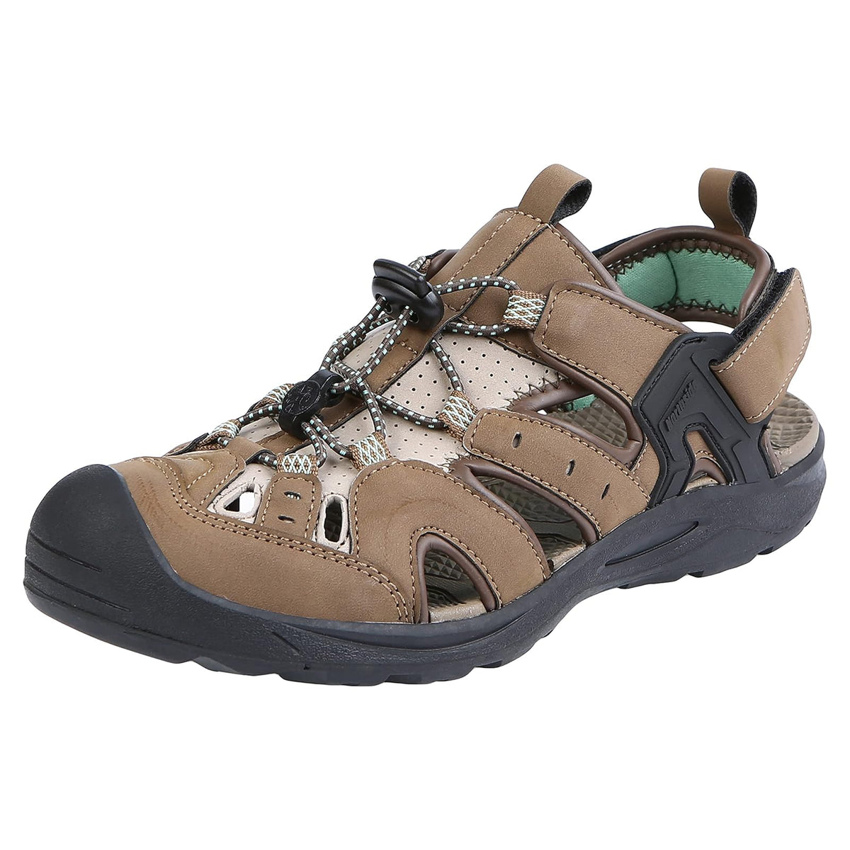 Northside Sandal, 7, Dark Brown/Sage-895