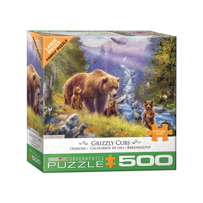 EuroGraphics Puzzles, 500 pieces, Green, Brown, Beige