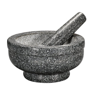 Cilio Mortar And Pestle Set, 5" x 6.75", Granite