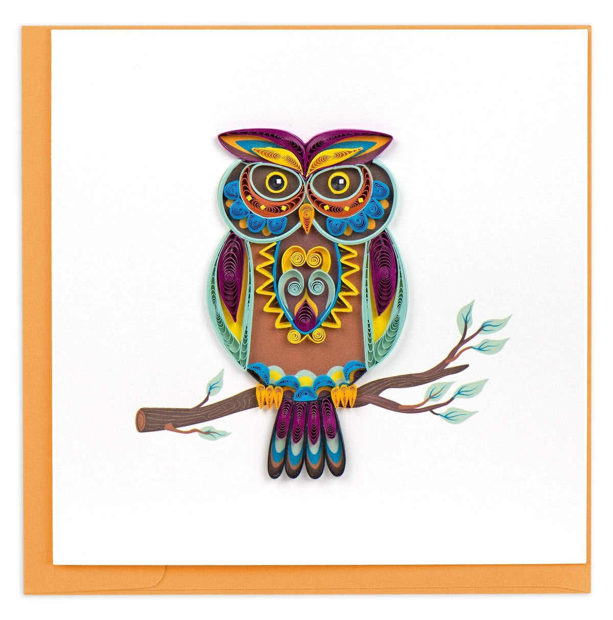 Quilling Card Greeting Card, 6x6 Inch, Multi
