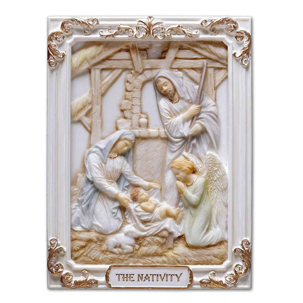 Veronese Design Sculpture, L 3 * W 4 1/8 * D 3/8 Inches, Multicolor