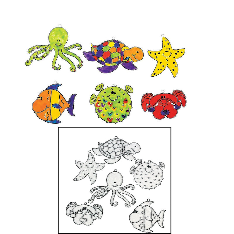 Under the Sea Suncatchers (24 Pack) Plastic
