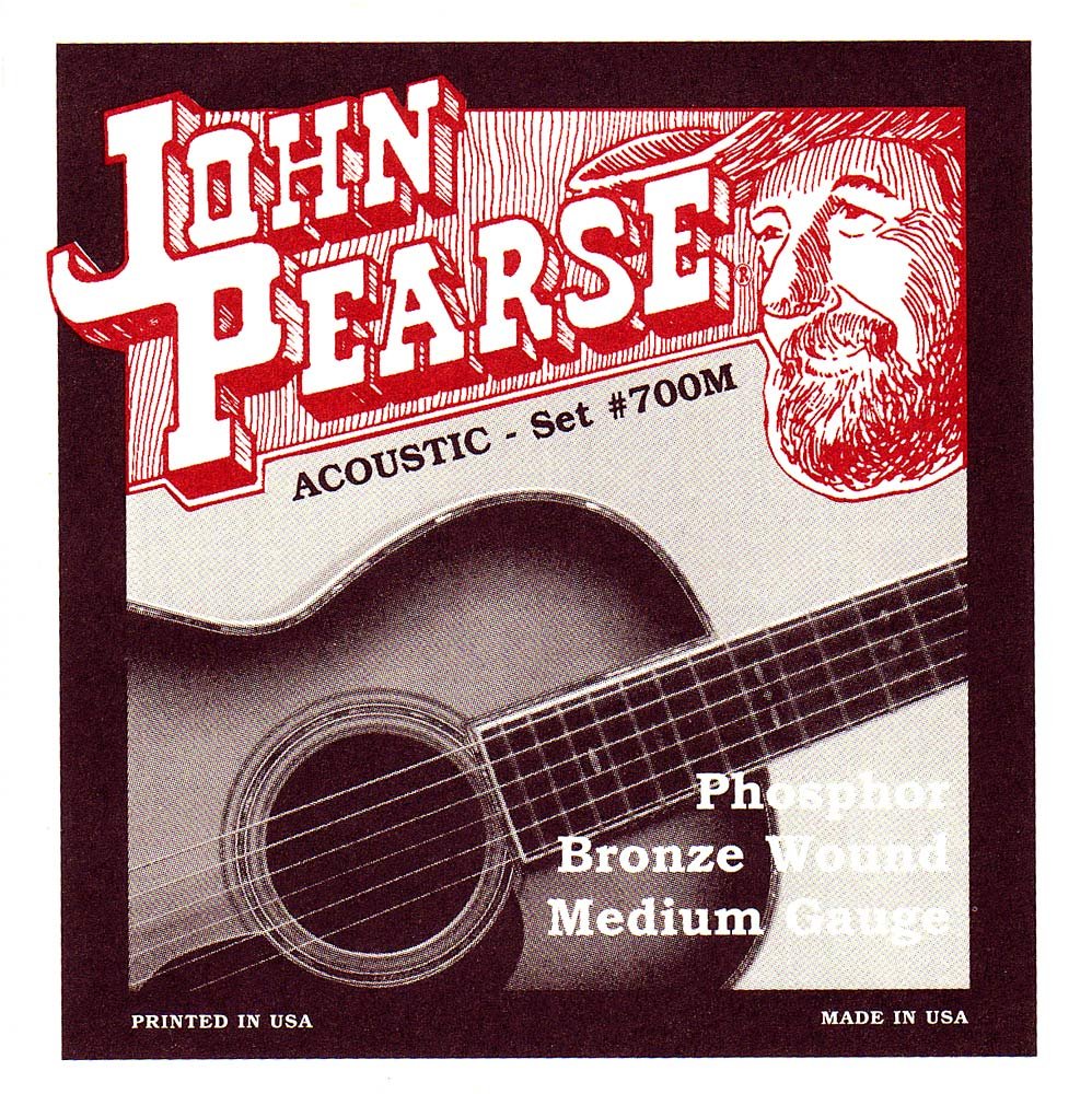 LPD Music John Pearse 700M Phosphor Bronze Acoustic Guitar Strings