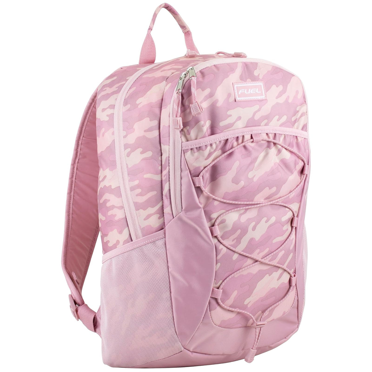 FUEL Backpack, 18.5" x 13.5" x 5.75", Pink Camo