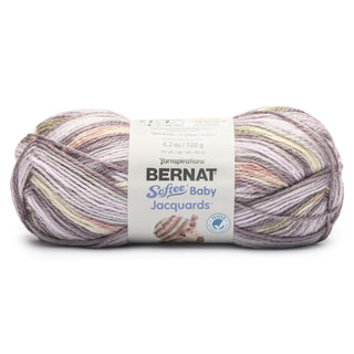 Bernat Softee Baby Jacquards Yarn - Clearance Shades, Lavender Tea
