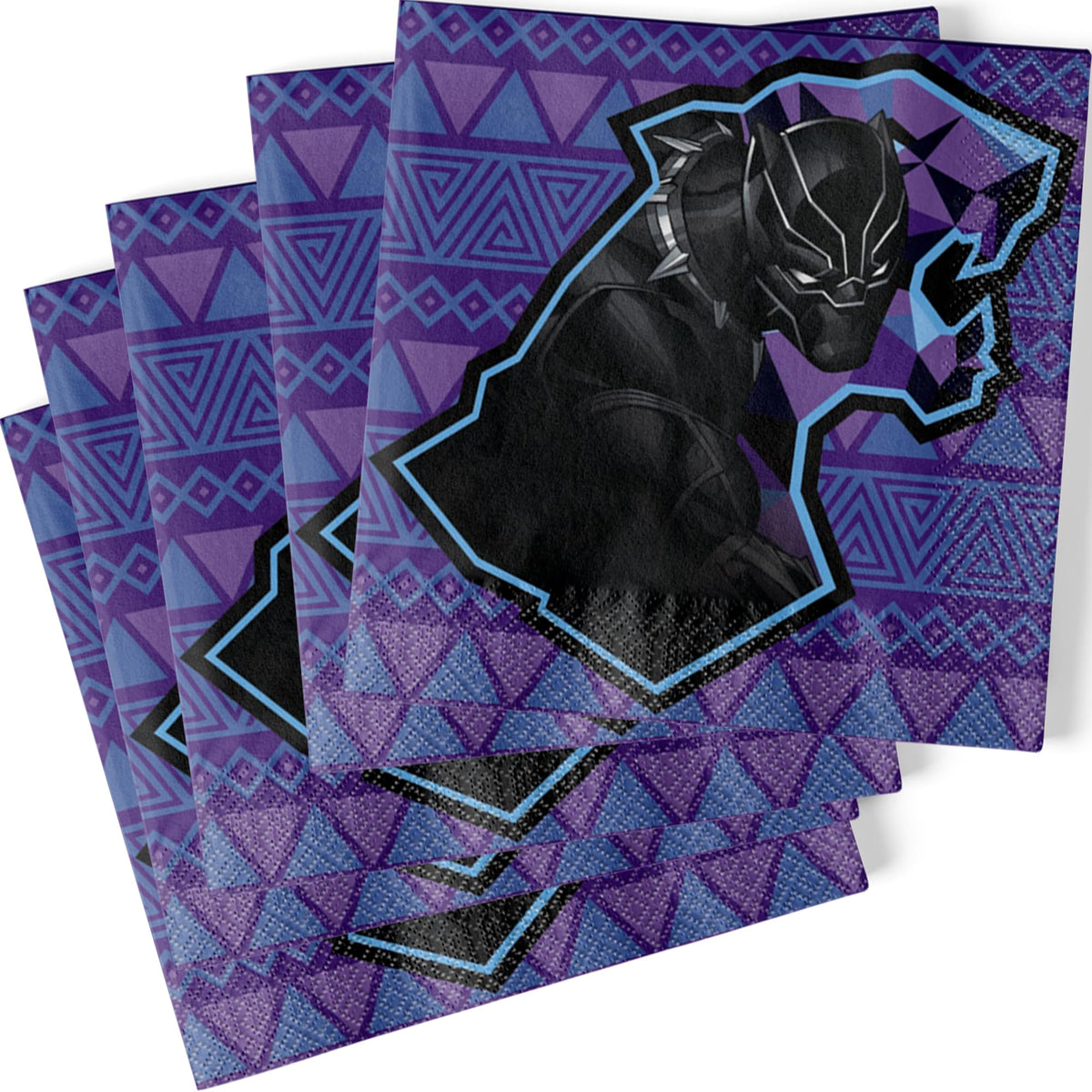 Unique Disposable Napkin, 6.5" x 6.5", Multicolor