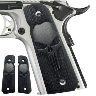 Zib Grips Gun Grip, Black, Punisher Elegance Black