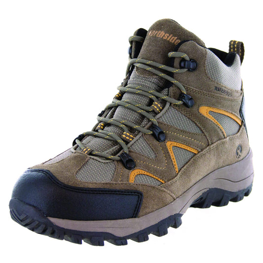 Northside mens Snohomish Wide-m Hiking Boot, Tan/Dark Honey, 11 Wide US