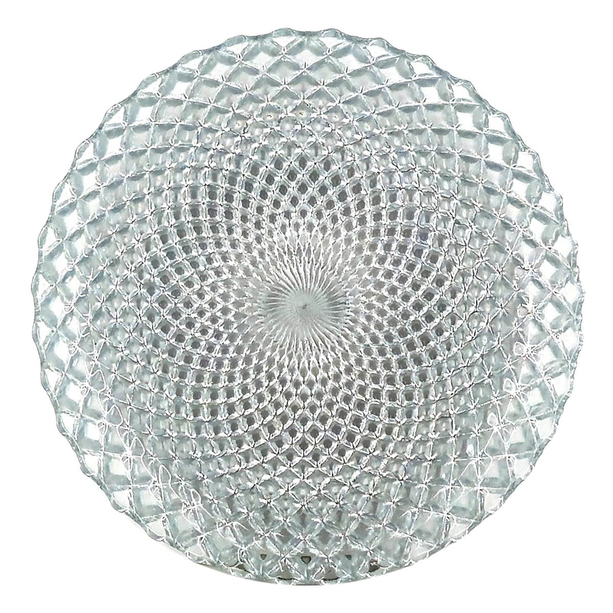 Red Pomegranate Dishware Plate, Set of 4 pcs., Silver