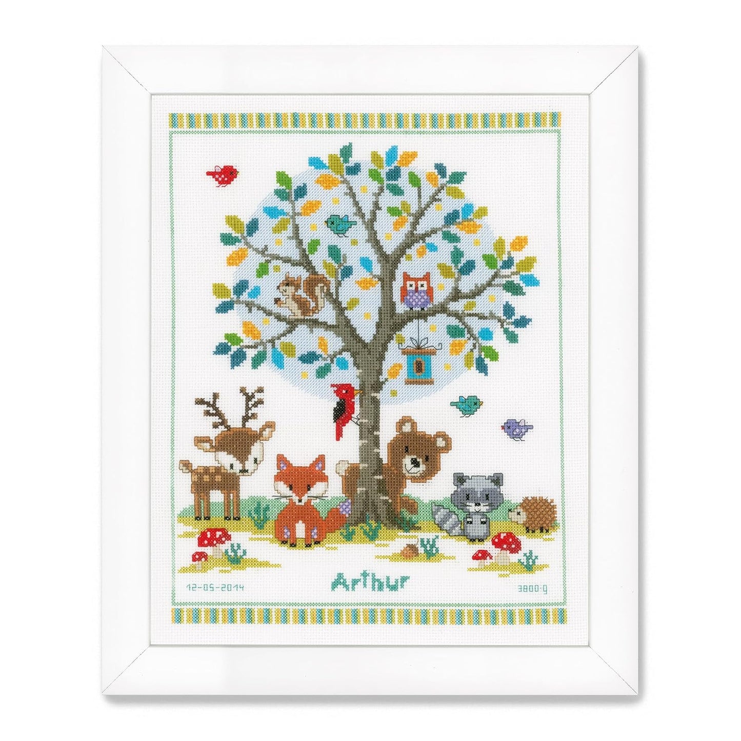 Vervaco Counted Cross Stitch Kit in The Woods 11.2" x 14"