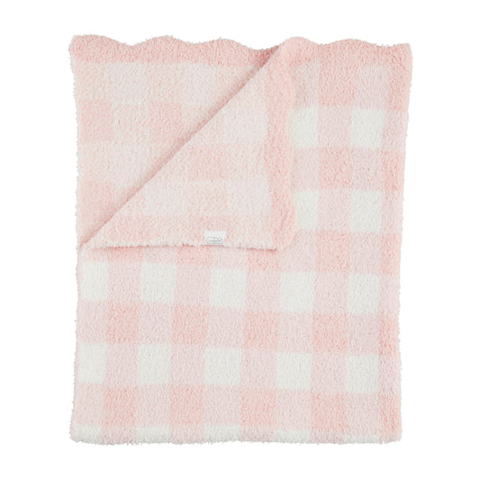 Mud Pie Blanket, Swaddle, Pink Gingham