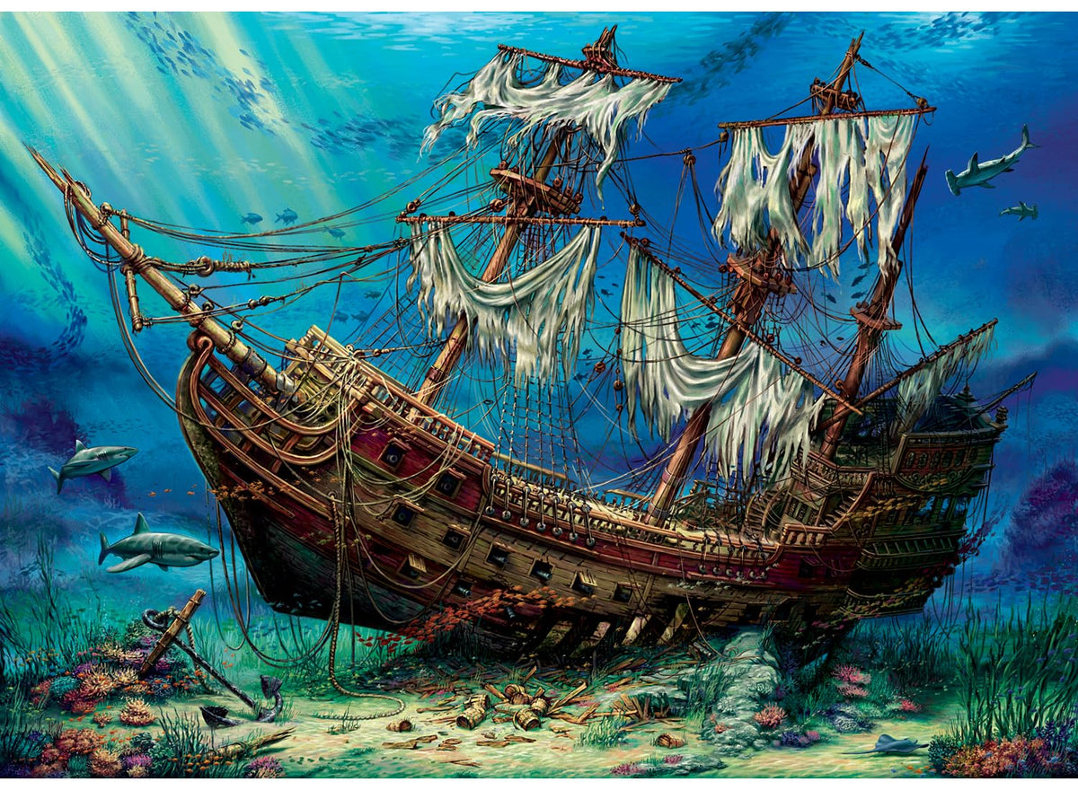 Anatolian Puzzles, 1500 pieces, Shipwreck Sea