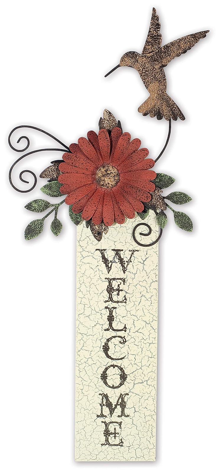 Sunset Vista Designs Hummingbird Welcome Sign