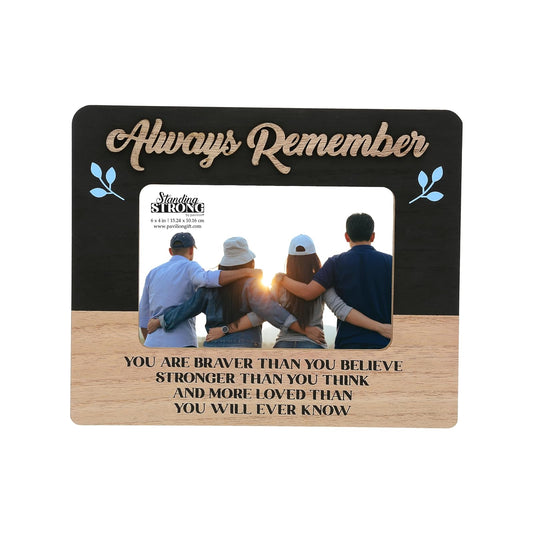 Pavilion Gift Company Picture Frame, 8.5" x 7", Black, Brown