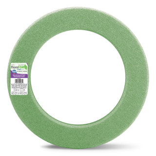 FloraCraft Wreath, 1.9" x 17.7", Green