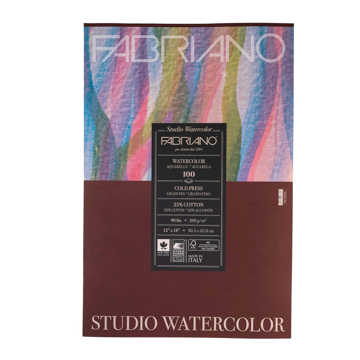Fabriano Art Media Paper, 12 x 18, White