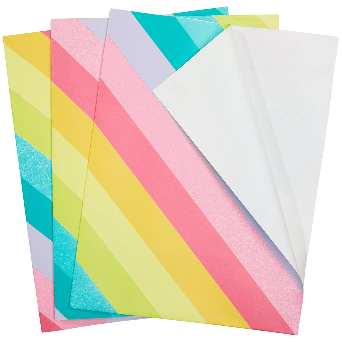 The Gift Wrap Company Gift Wrap, 3 Sheet (Pack of 1), Rainbow Multicolor