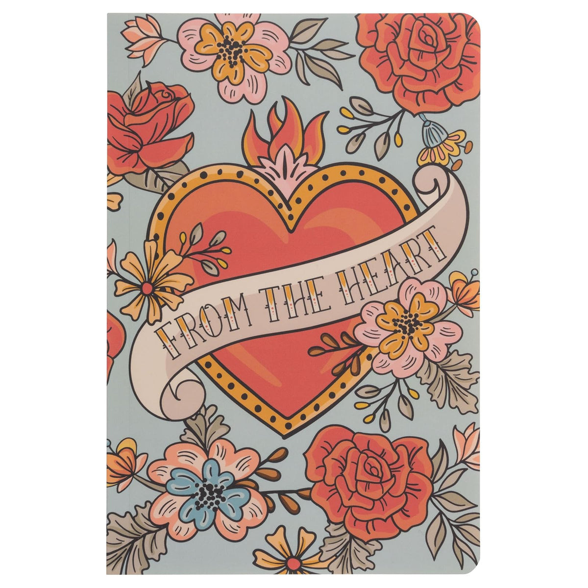Karma Blank Book, Heart, Lined