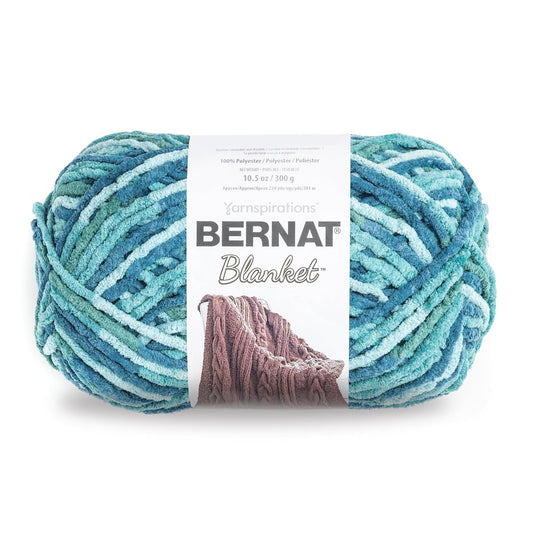 Spinrite Yarns (CA) Bernat Blanket Yarn, Tide Pool