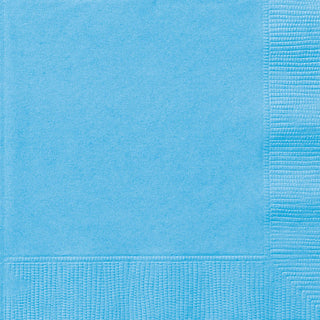 Unique Industries Light Blue Paper Napkins, 20ct
