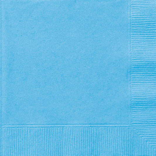 Unique Industries Light Blue Paper Napkins, 20ct