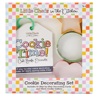C.R. Gibson Cookie Cutter, 4-Piece Set, Cookie Time Decorating Set