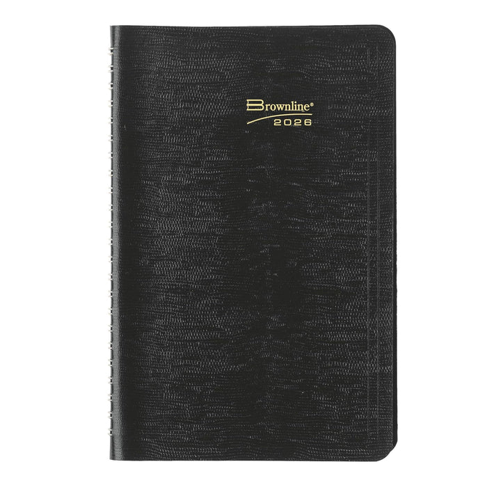 Brownline Planner, 8" x 5", Black