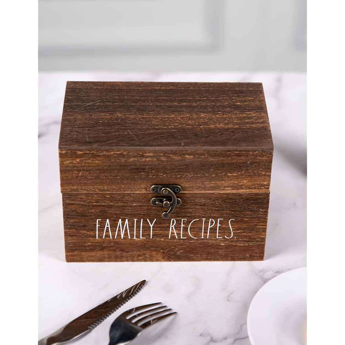 Rae Dunn Storage Box, Style 3