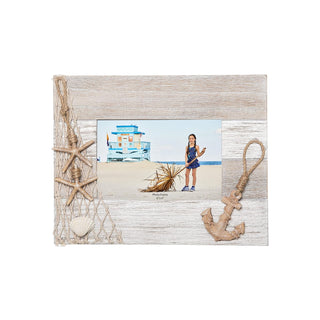 Beachcombers Picture Frame, 6.7in. x 0.8in. x 8.1, Brown