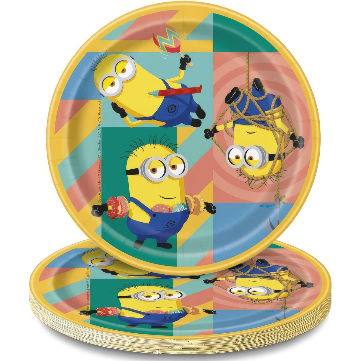 Unique Dishware Plate, 7", Multicolor