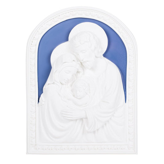 Roman - 7.5"H HOLY FAMILY WALL PLAQUE