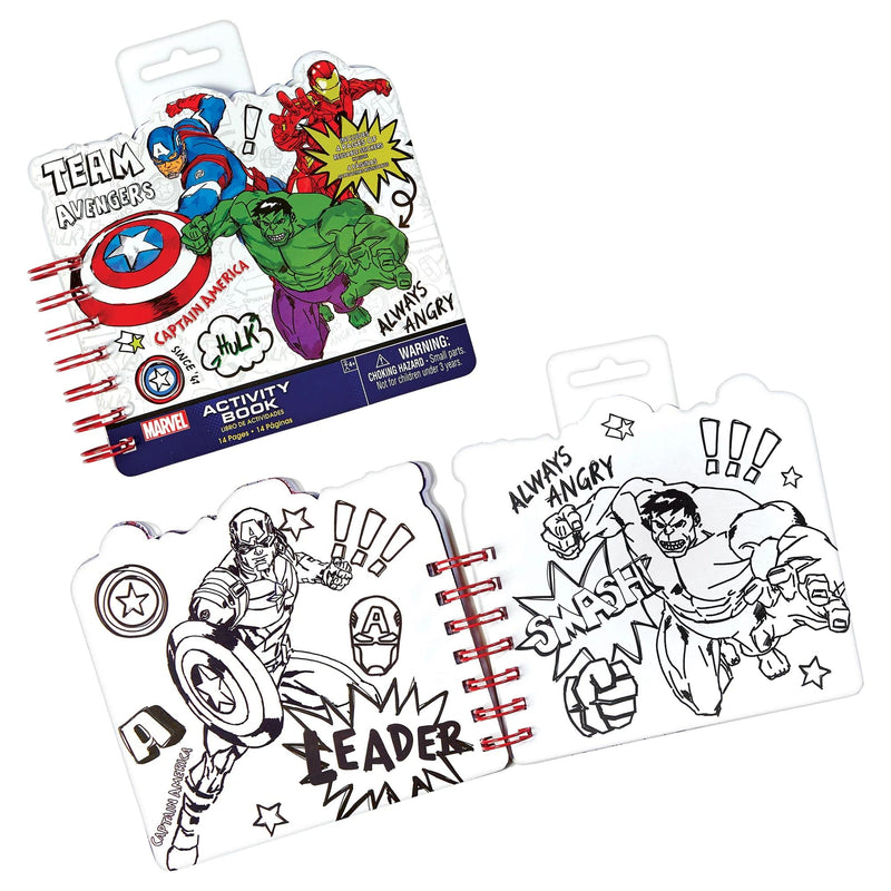 Paper Sticker Activity Book - 6.75&quot; x 5.4&quot;, 1 Count - Perfect for Kids Fun and Learning, Marvel Avengers