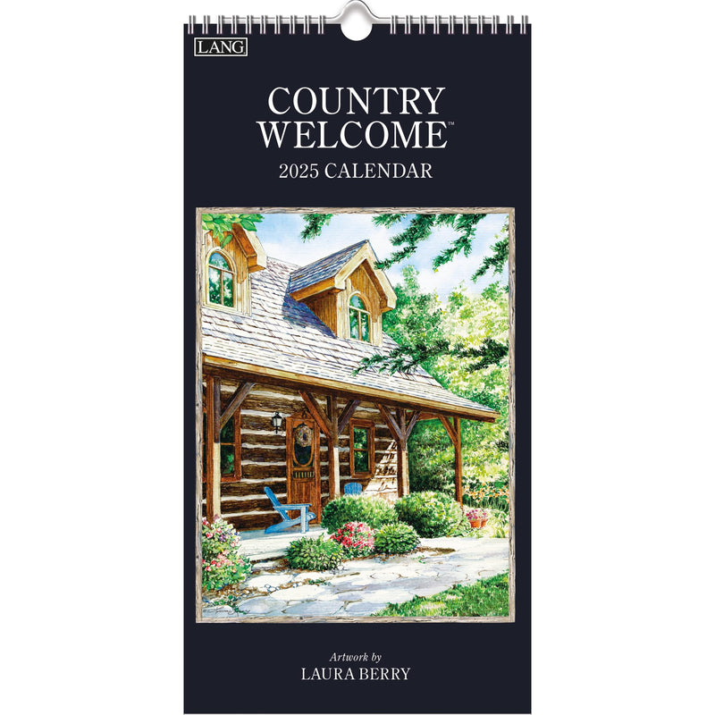 LANG Country Welcome 2025 Vertical Wall Calendar (25991079116)