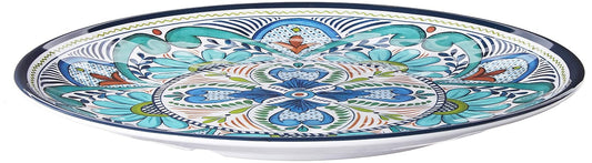 Certified International Talavera 14" Melamine Round Platter, Multicolor