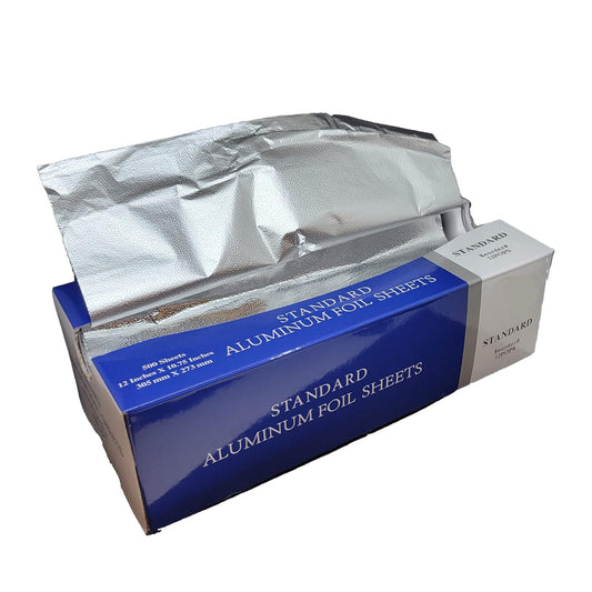 DHG Professional Foil Sheets, Aluminum Foil, Pop Up Dispenser for Food Safe, Hair Color Application and Highlighting 9‚Äù W x 10.75‚Äù L, 500 Count (1 box of 500 counts)