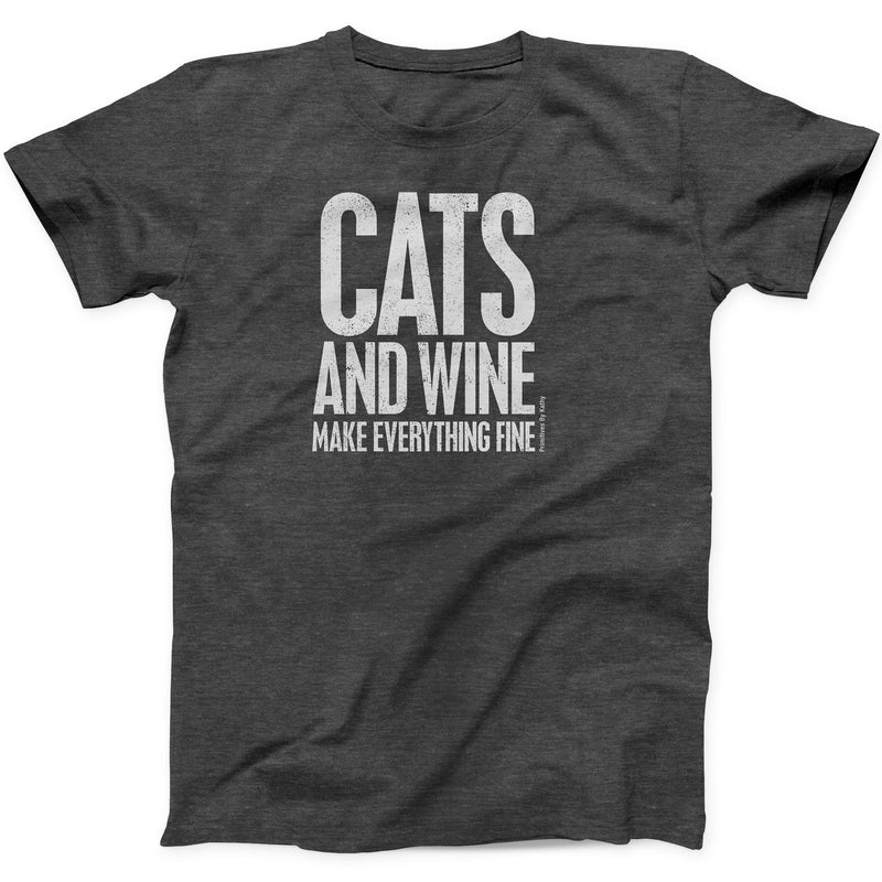 T-Shirt - Cats & Wine 2XL